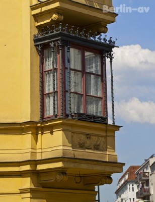 Detail eines Hauses in Alt-Charlottenburg