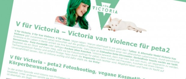 Victoria van Violence für peta2