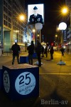 25 Jahre Mauerfall. Nachts am Checkpoint Charlie