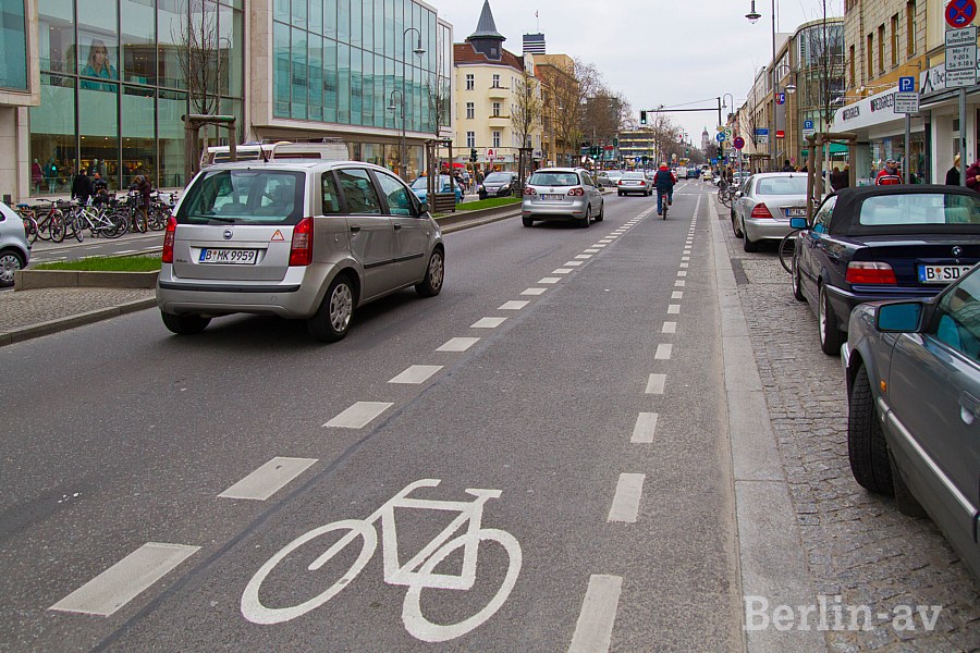 Berlin hat ein umfangreiches Radwegenetz
