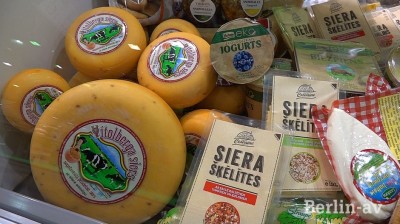 Käse aus Lettland auf der Grünen Woche in Berlin 2015