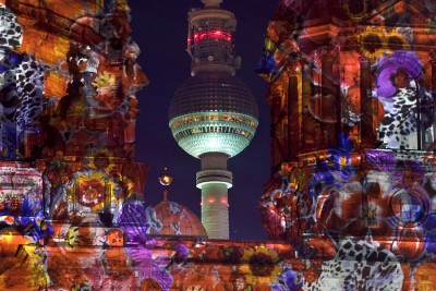 Der Berliner Dom beim Festival of Lights Berlin 2010