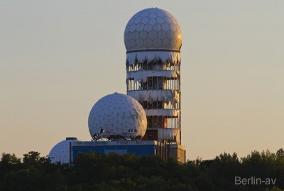 Die ehemalige Radarstation der Amerikaner auf dem Teufelsberg