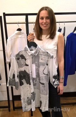 Premium Young Designers Award S/S 2017 Menswear - Verena Schepperheyn mit einem ihrer Lieblingsstücke