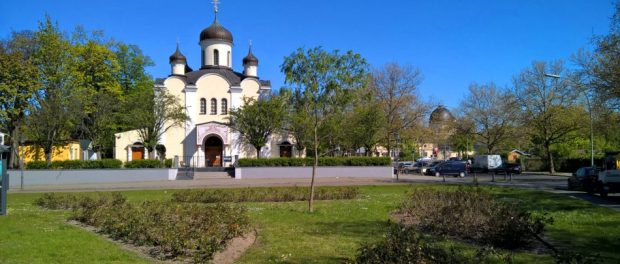 Die russisch-orthodoxe Christi Auferstehungs-Kathedrale
