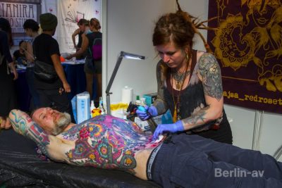 27. Tattoo Convention Berlin - Tattooartist kajsa_redrosetattoo