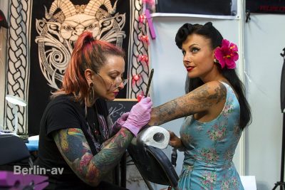 27. Tattoo Convention Berlin - Tattooartist Christina Christo aus Madrid